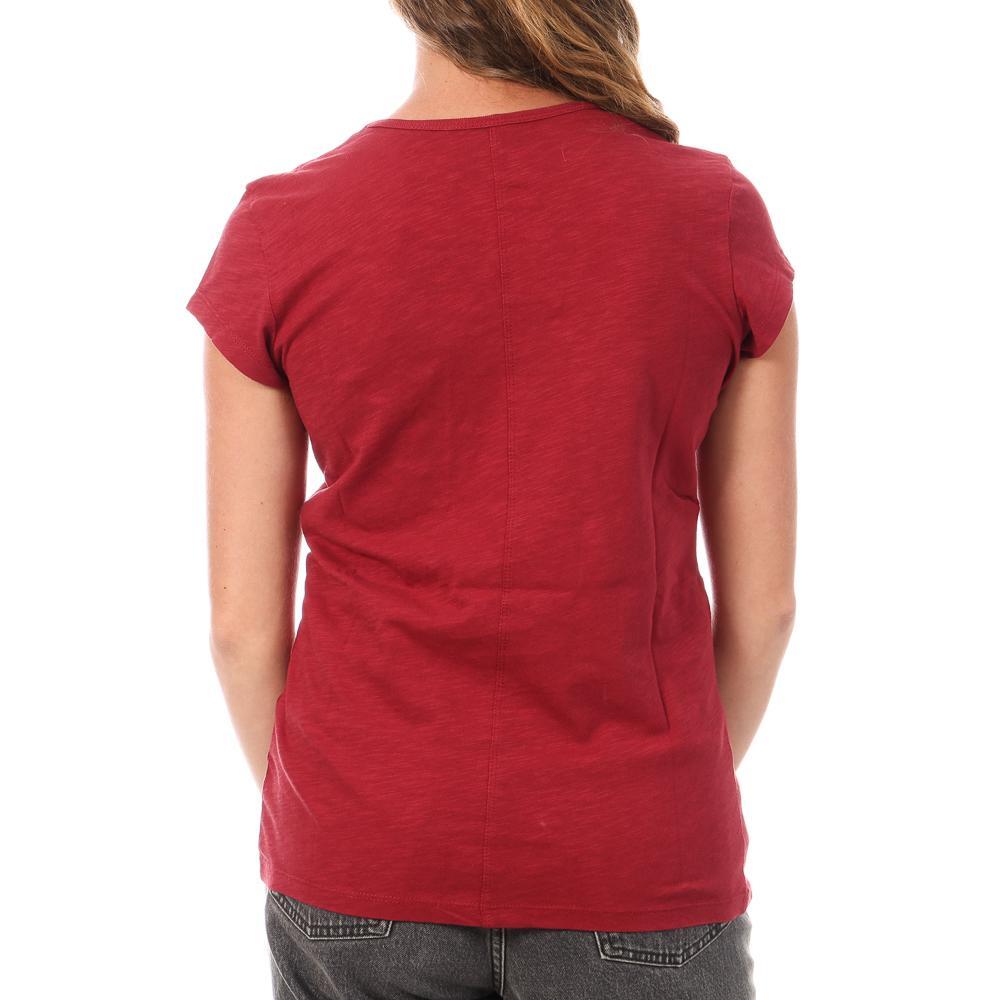 T-Shirt Rouge Femme Superdry Athletic 2/4