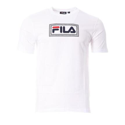 T-shirt Blanc Homme Fila Build