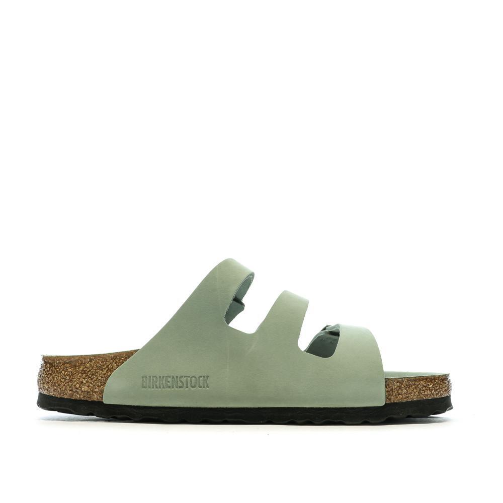 Sandales Vertes Femme Birkenstock Florida 2/6