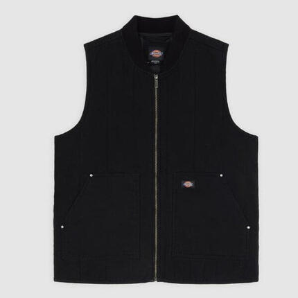 Vestes Dickies Gilet matelassé en toile noir