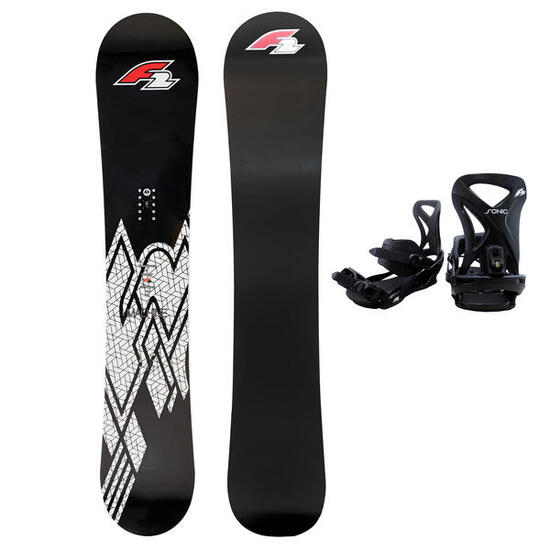 F2 Set Snowboard Rental Machine 160cm + Sonic Bindung L
