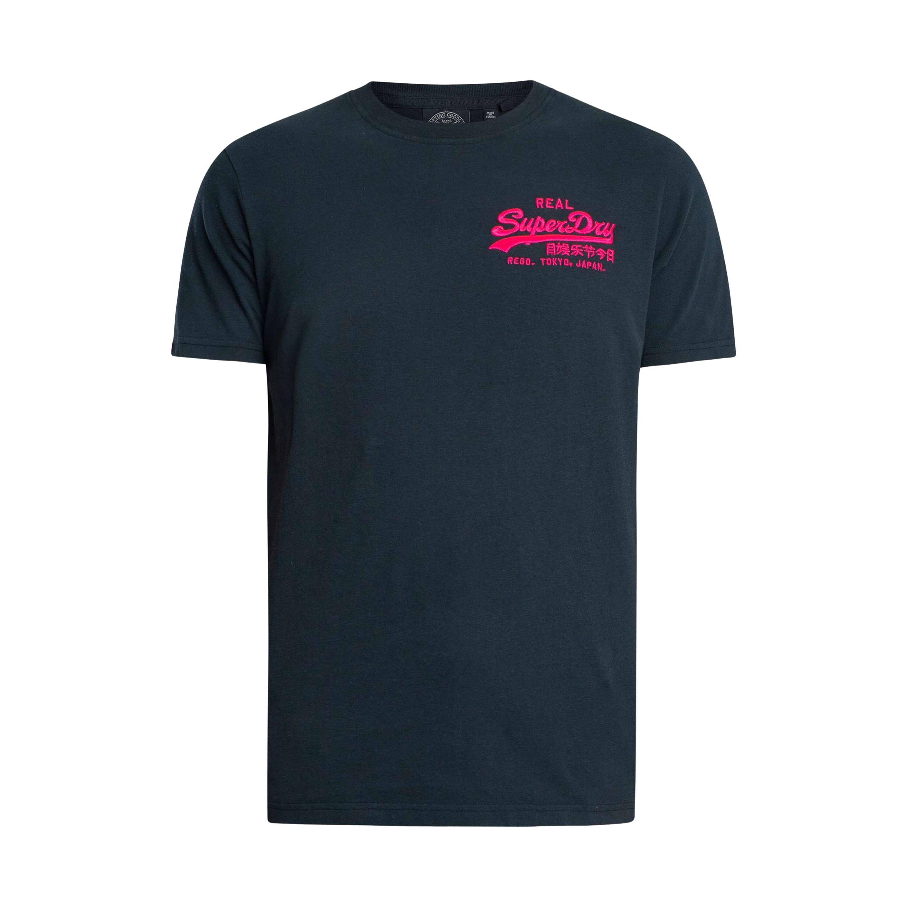 Superdry - T-shirt Marine Homme Superdry Relaxed - T-shirt Manches Courtes - Bleu - Decathlon