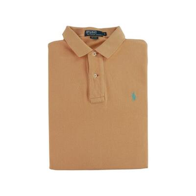 Tweedehands - korte mouw polo shirt heren oranje - goede staat