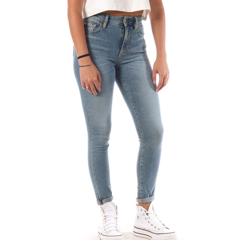 Superdry - Jean Skinny Bleu Femme Superdry Vintage High Rise - Pantalons - Bleu - Decathlon