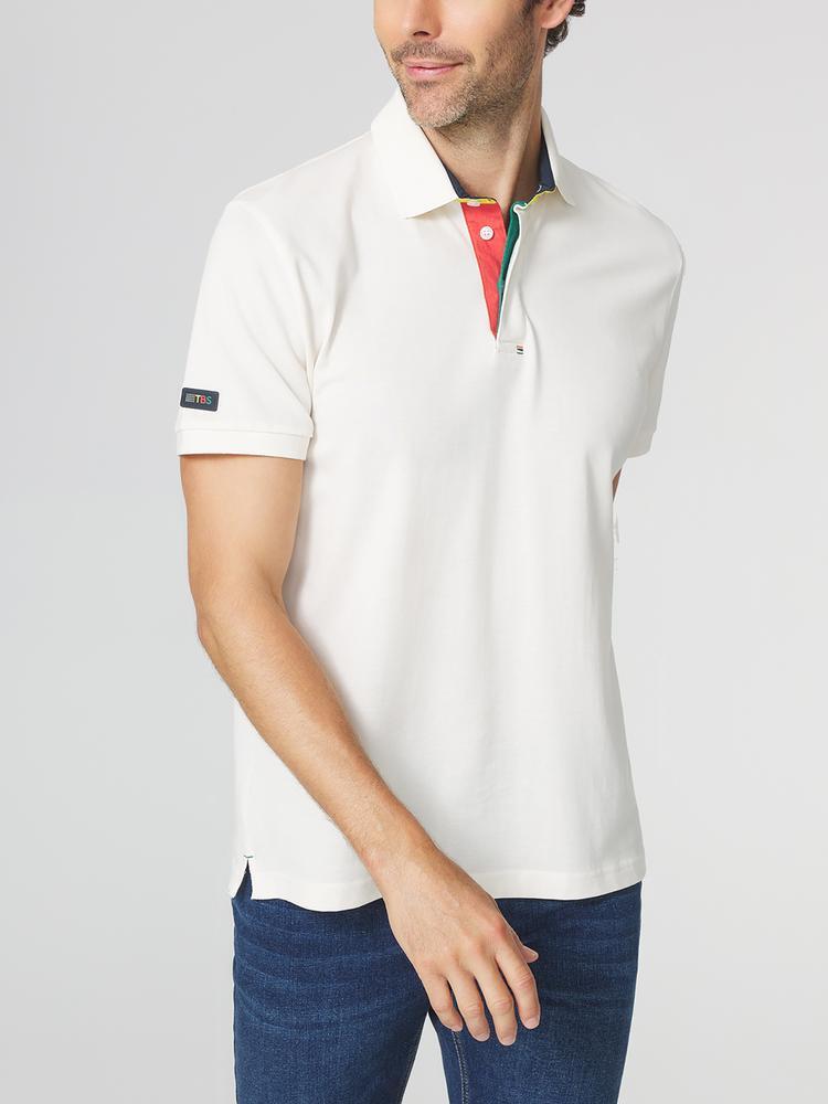 Polo Uomo Bianca TBS CLIDEPOL 2/5