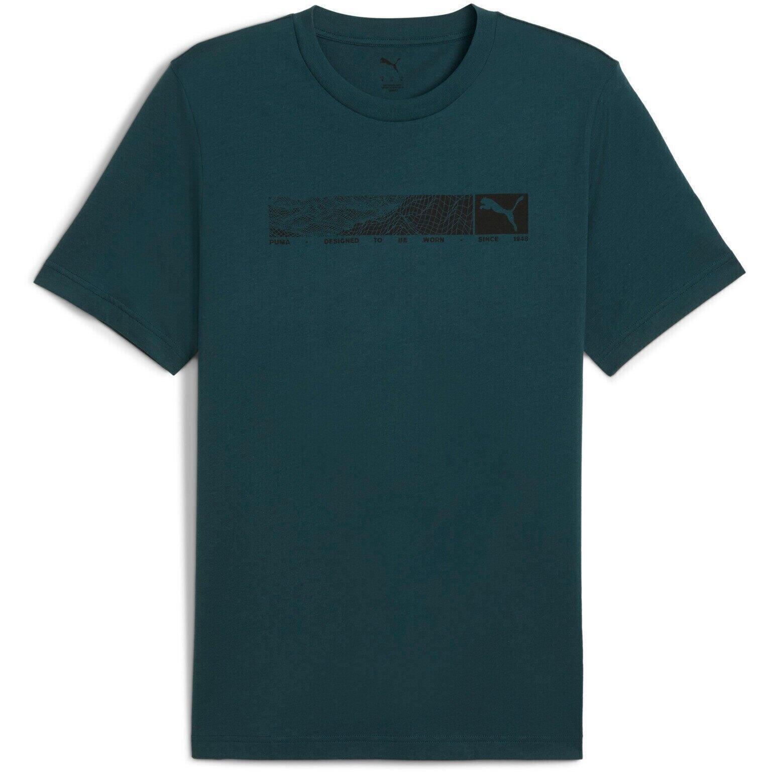 T-shirt Puma tech Graphic Tee, Vert, Hommes 5/5