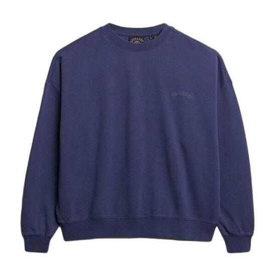 Felpa Superdry Essential Blu da Donna