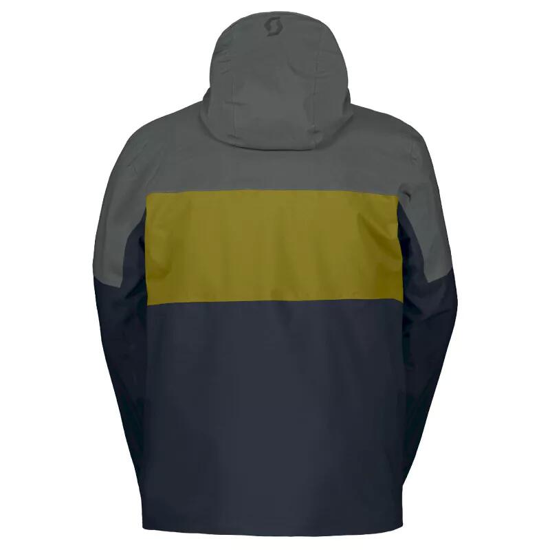 Scott Ultimate Dryo 10 ski jas heren grijs/groen/blauw 2/2