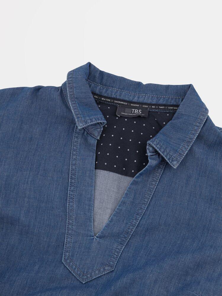 Vestido Vaquero Azul para Mujer TBS MANDYROB 3/3