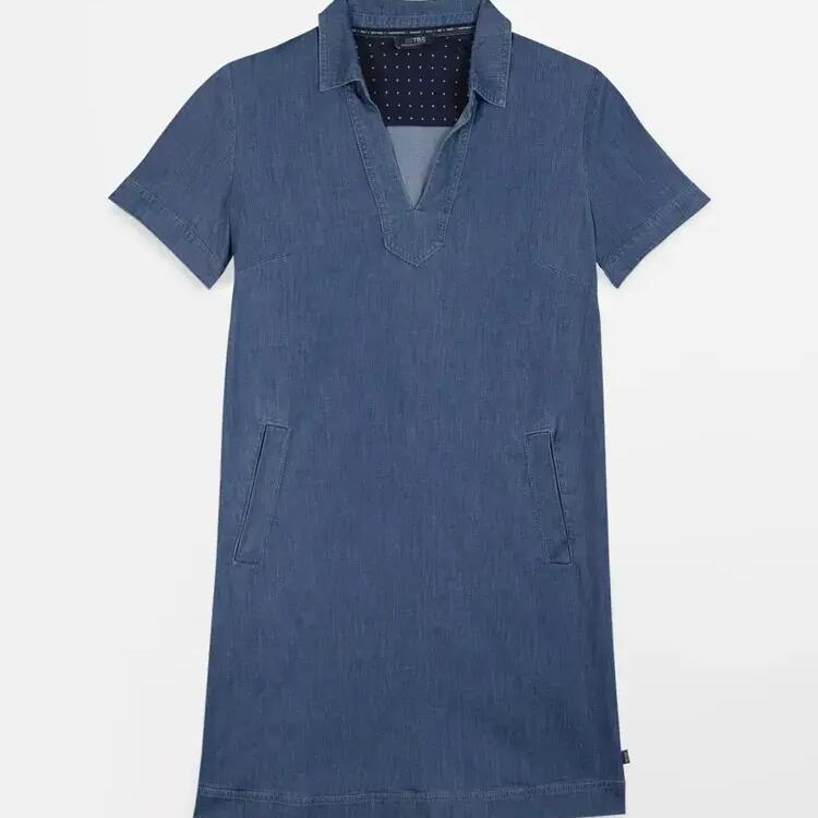 Women's Blue Denim Dress TBS MANDYROB