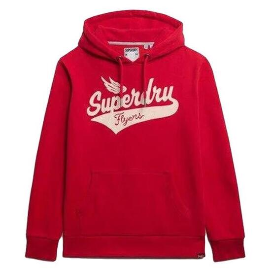 Felpa Rossa Uomo Superdry Flyers - Taglia L