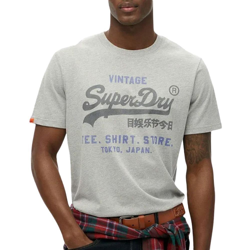 Superdry Men's Grey VL T-Shirt M1012216A