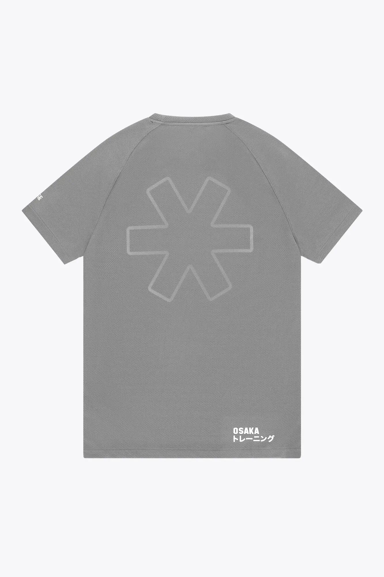 Osaka Hommes Training Hockeyshirt Lichtgrijs 3/4
