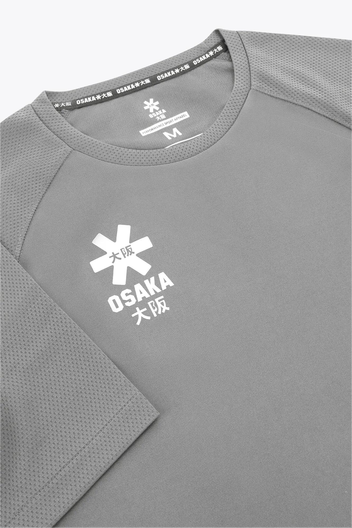 Osaka Hommes Training Hockeyshirt Lichtgrijs 4/4