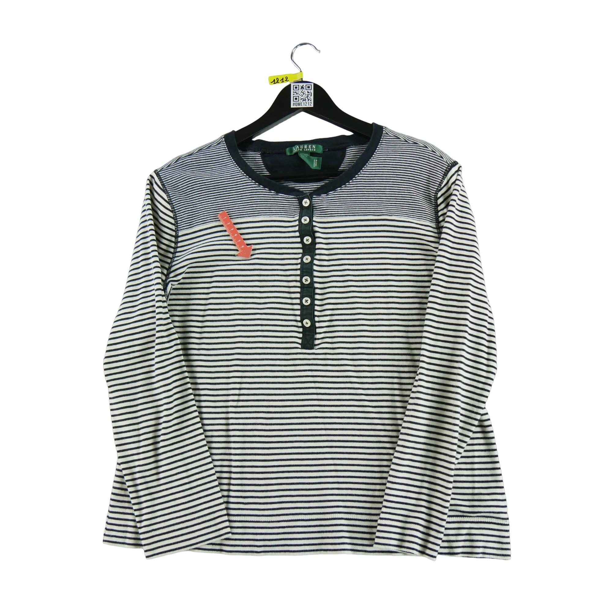 Langarm Damen Schwarzes T-Shirt 4/7