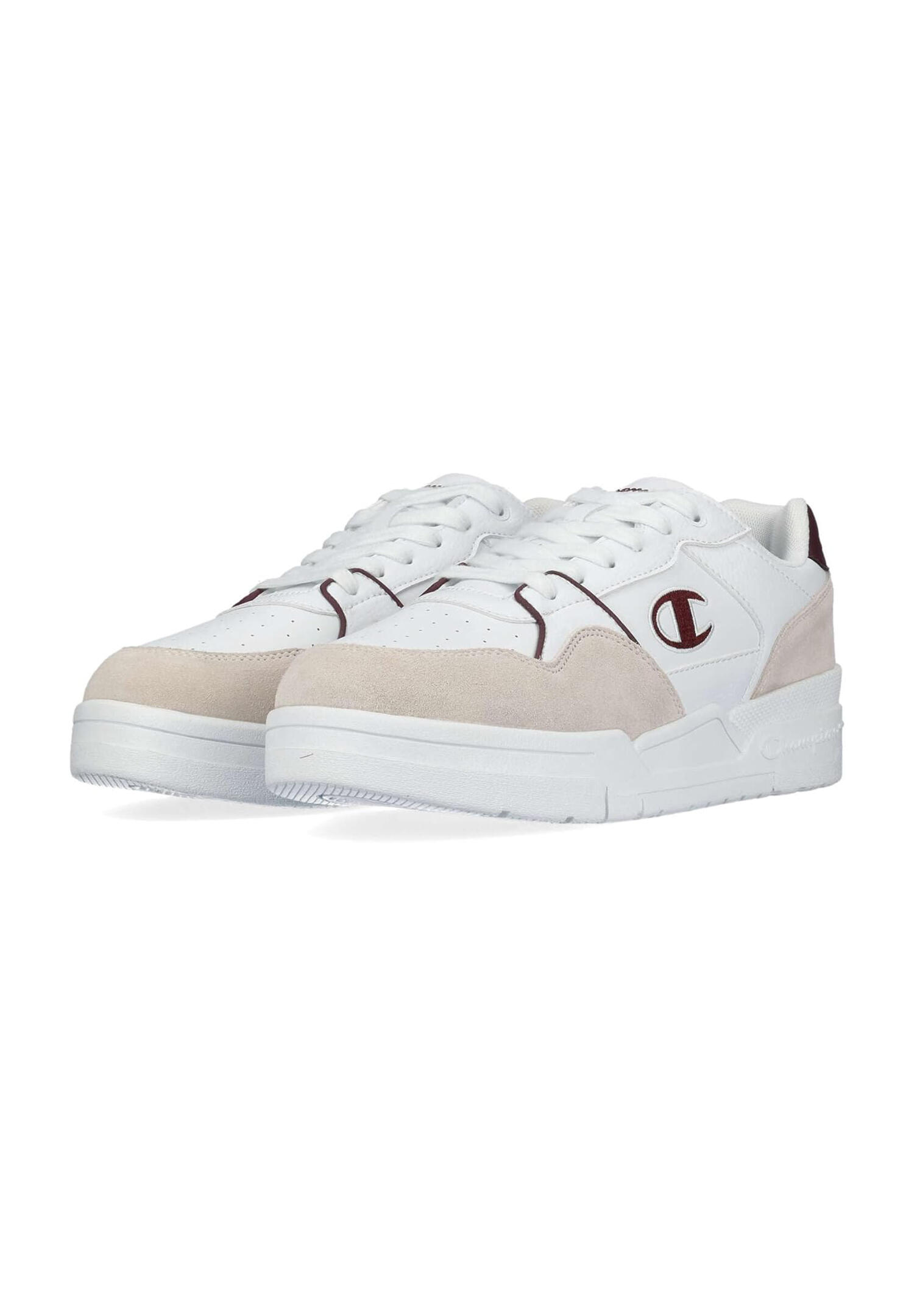 Champion RD PRM Herren Sneaker Leder S22495-CHA-WW 004 white/wine 3/6