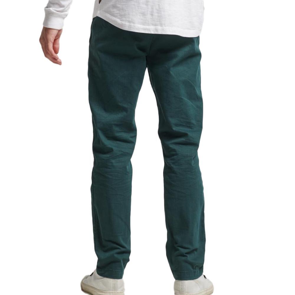 Pantalon Chino Vert Foncé Homme Superdry Officers 2/2