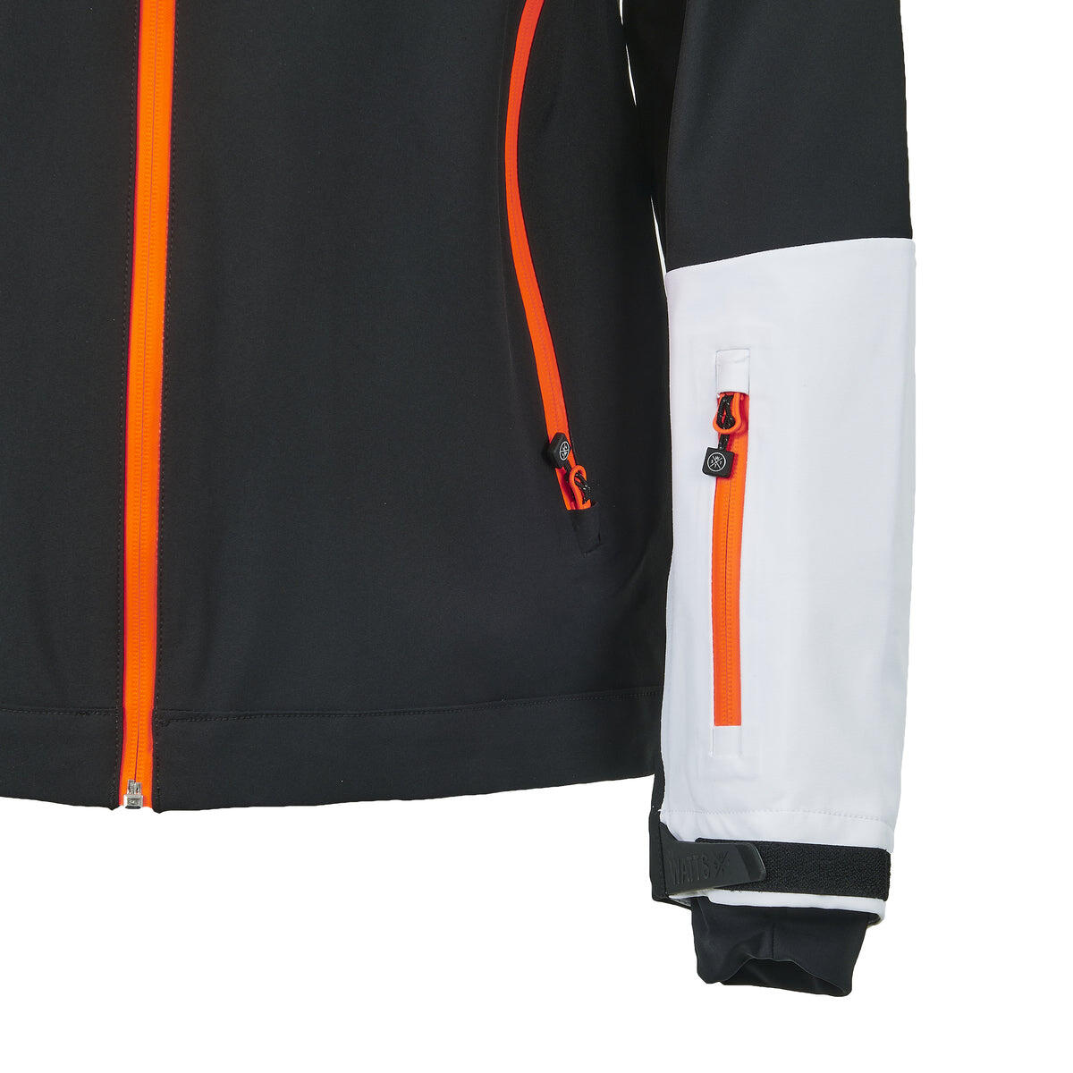 WATTS Snow Ski Jas Heren - Zwart/Wit 5/7