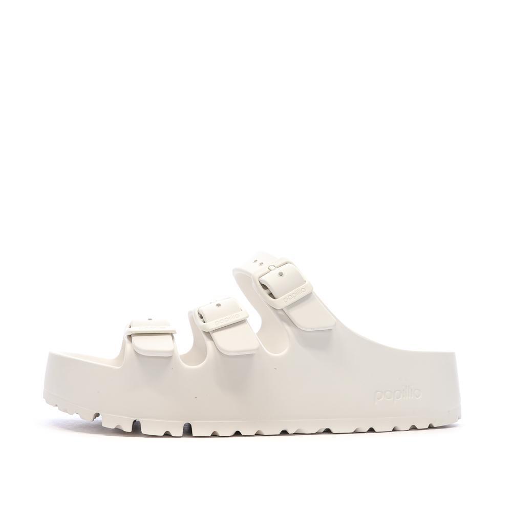 Birkenstock - Sandales Blanches Femme Birkenstock Florida - Sandales - Blanc - Decathlon