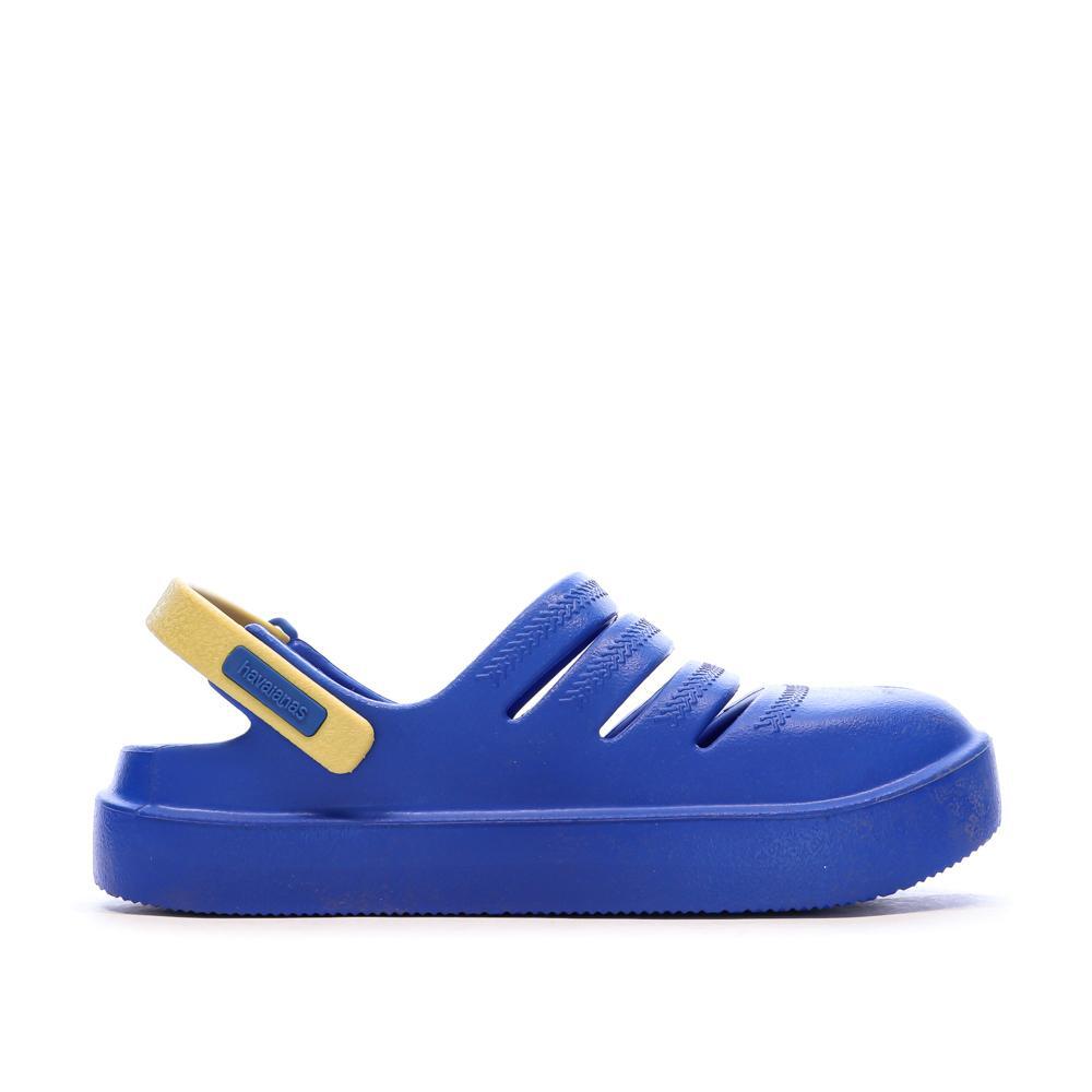 Sandales Bleu/Jaune Garçon/Fille Havaianas Clog 2/7