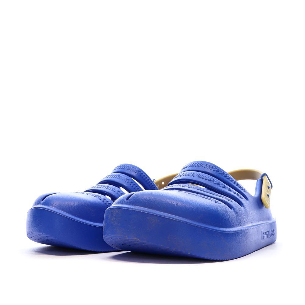 Sandales Bleu/Jaune Garçon/Fille Havaianas Clog 6/7