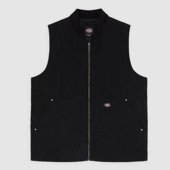 Vestes Dickies Gilet matelassé en toile noir