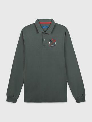 Polo manches longues Homme - VOLONPOL Marine