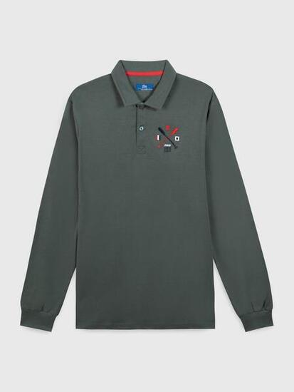 Polo manches longues Homme - VOLONPOL Sapin