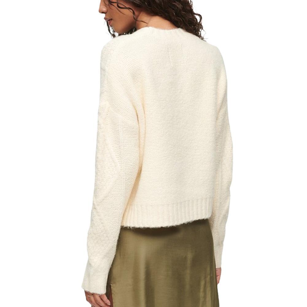 Jersey Blanco Superdry Chunky para Mujer 2/2