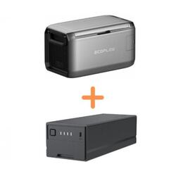 ECOFLOW Kit Glacière à Compression 45L + Extra Batterie 100W
