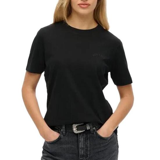 Camiseta Negra Superdry para Mujer W1011644A