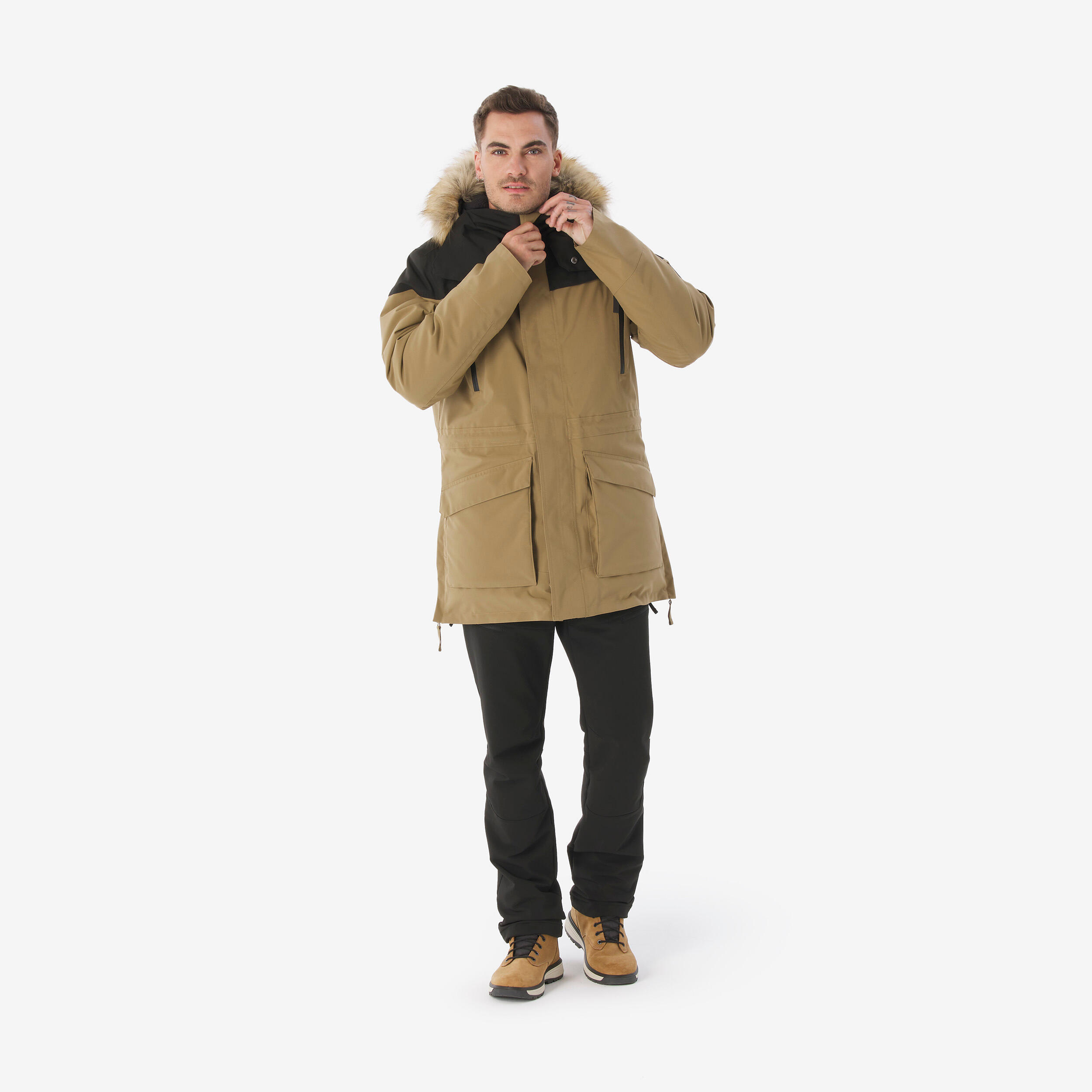 Second Life - Parka turystyczna męska zimowa Quechua... - Stan Dopuszczalny 2/5