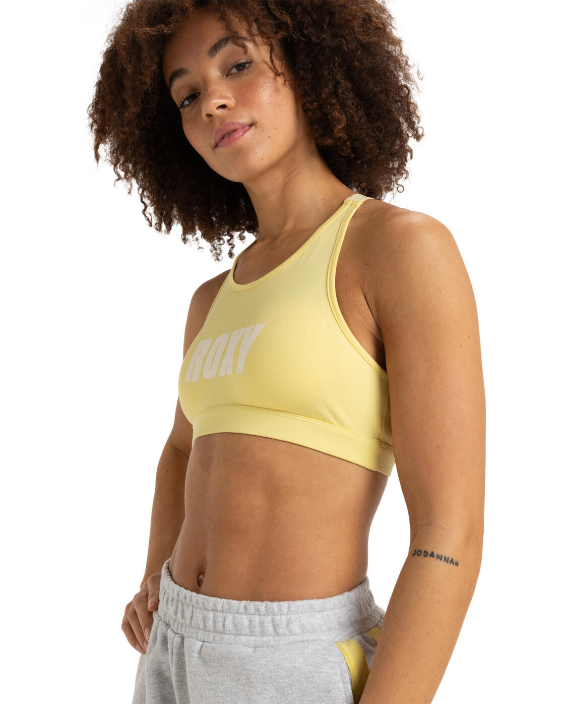 Sport-BH mit mittlerer Unterstützung EVERYDAY FLOW 2024 Gelb Dames 4/4