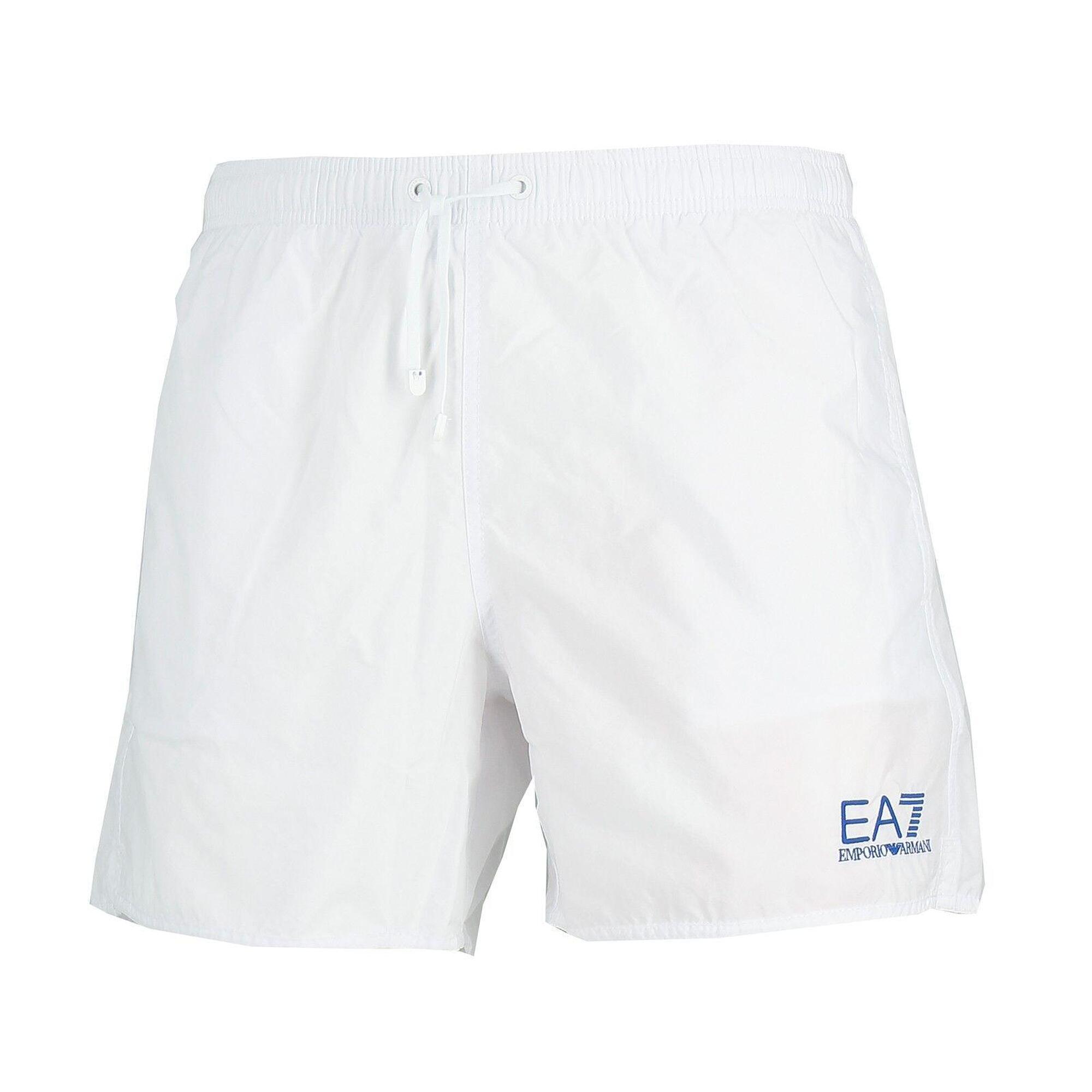 Ea7 - Short De Bain Ea7 Emporio Armani - Boxer De Bain - Blanc - Decathlon