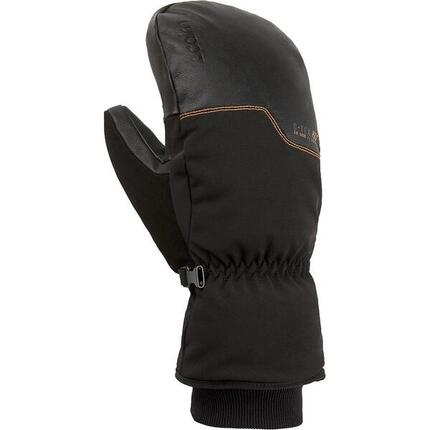 Unisex - Snow - Mittens - Warm, Waterproof, Leather - Makalu IN Pro R - Black