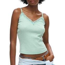 Débardeur Vert Femme Superdry Vintage