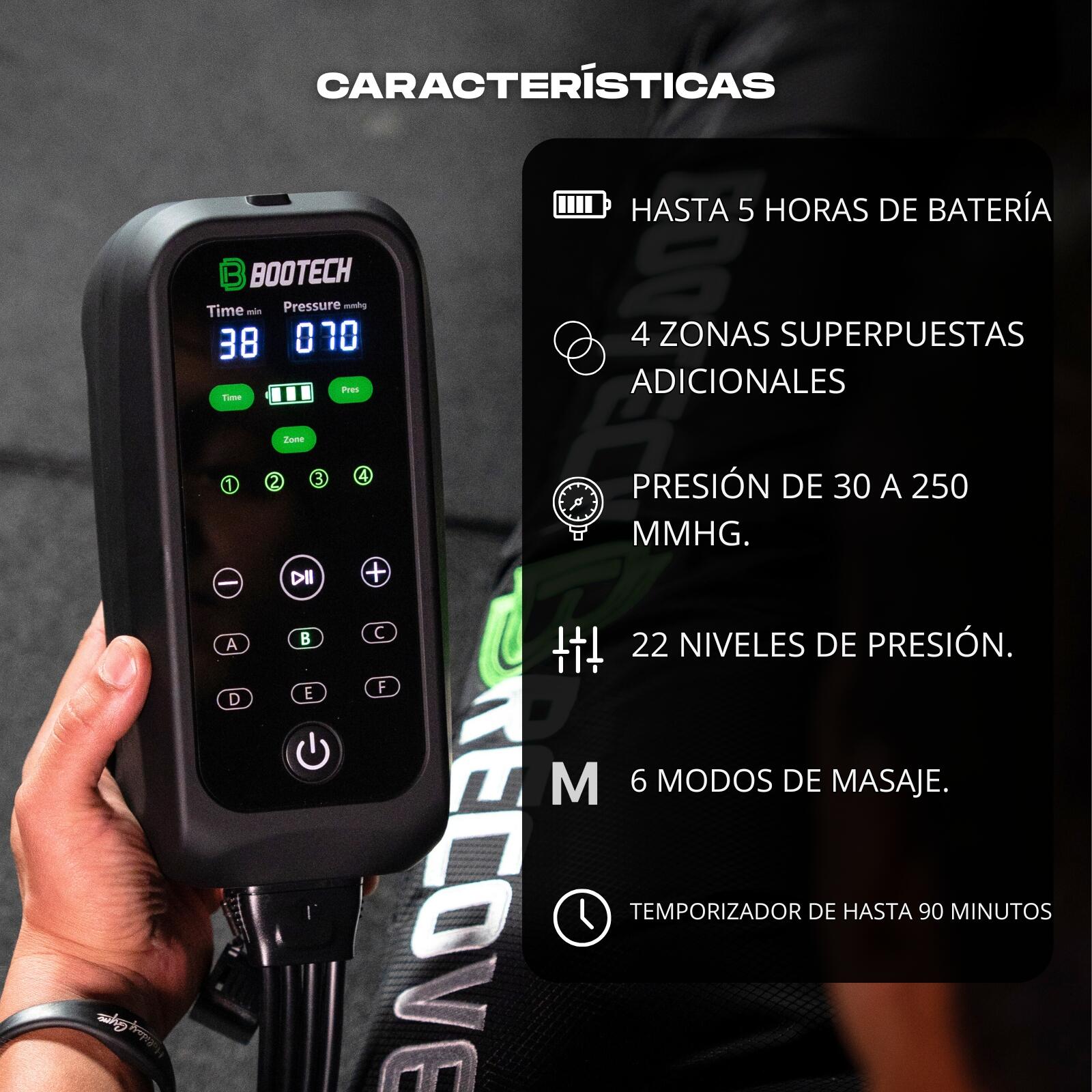 Pantalon de pressothérapie BT-GENIO sans fil – Appareil de massage 2/7