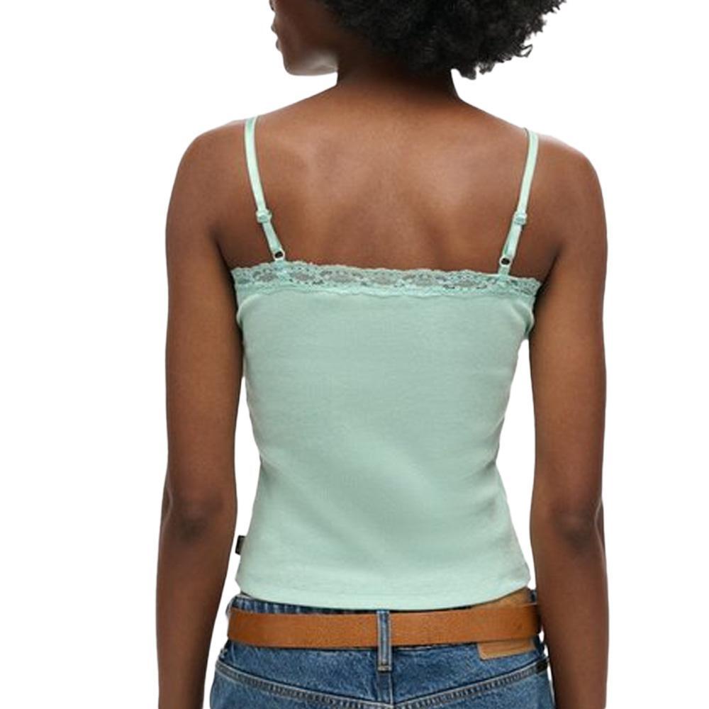 Débardeur Vert Femme Superdry Vintage 2/2