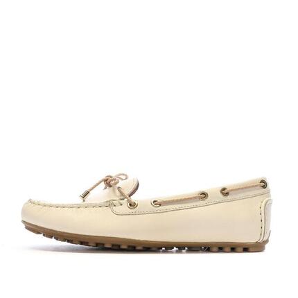 Mocassins Beige Femme Geox Leelyan