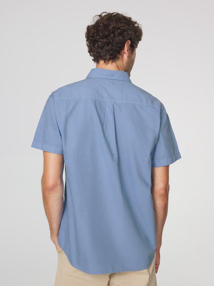 Chemise manches courtes Homme - BRODYCHA Bleu 3/5