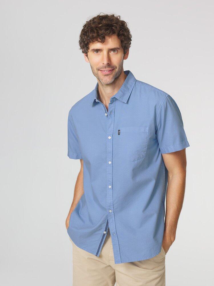 Chemise manches courtes Homme - BRODYCHA Bleu 2/5
