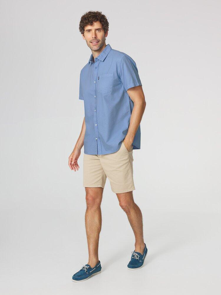 Chemise De Pêche Reel Legends Homme – Bleue – Taille XL – Manches Courtes Coton
