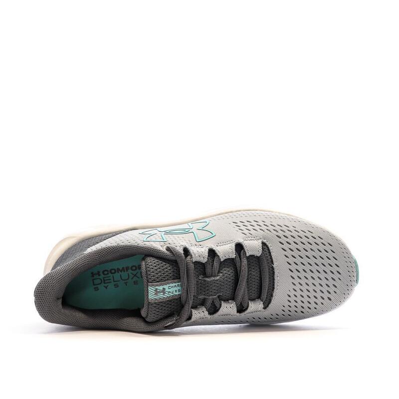 Pantofi de alergare Under Armour gri/turquoise