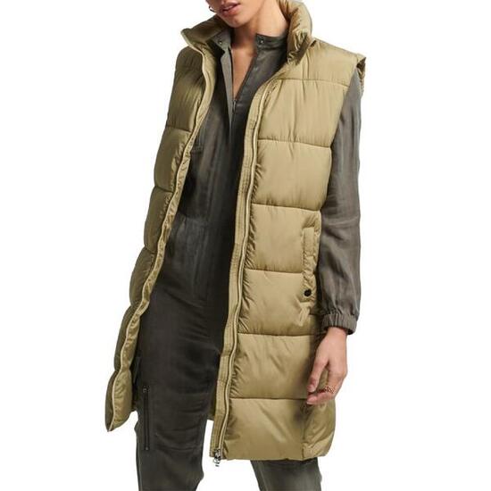 Doudoune sans manche Kaki Femme Superdry Studios