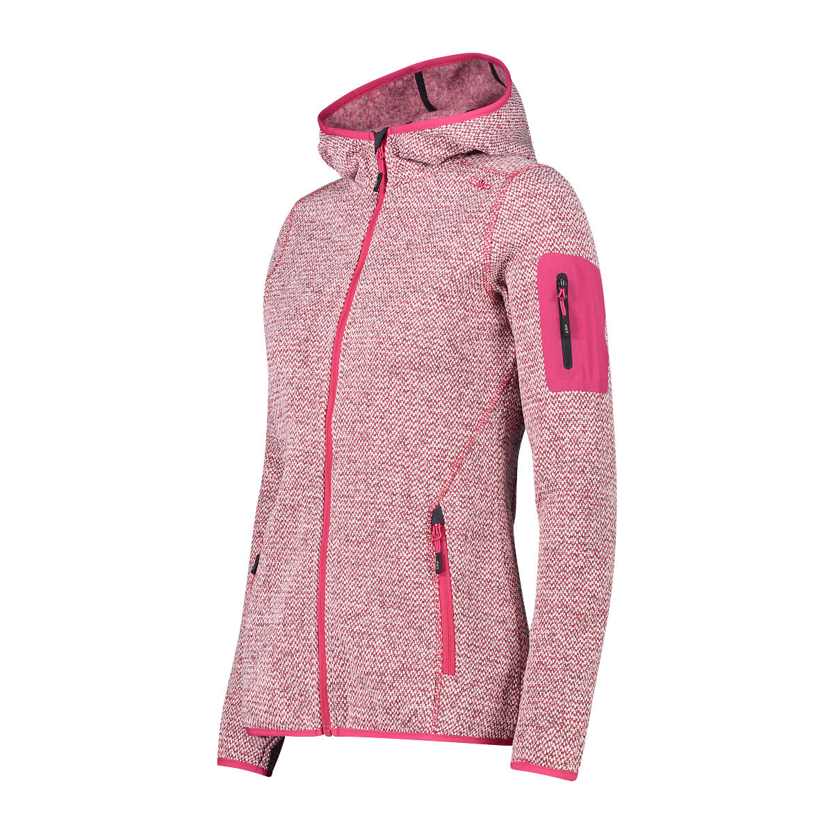 CMP Damen Jacke Knitted Melange Hoody 3H19826 3/5