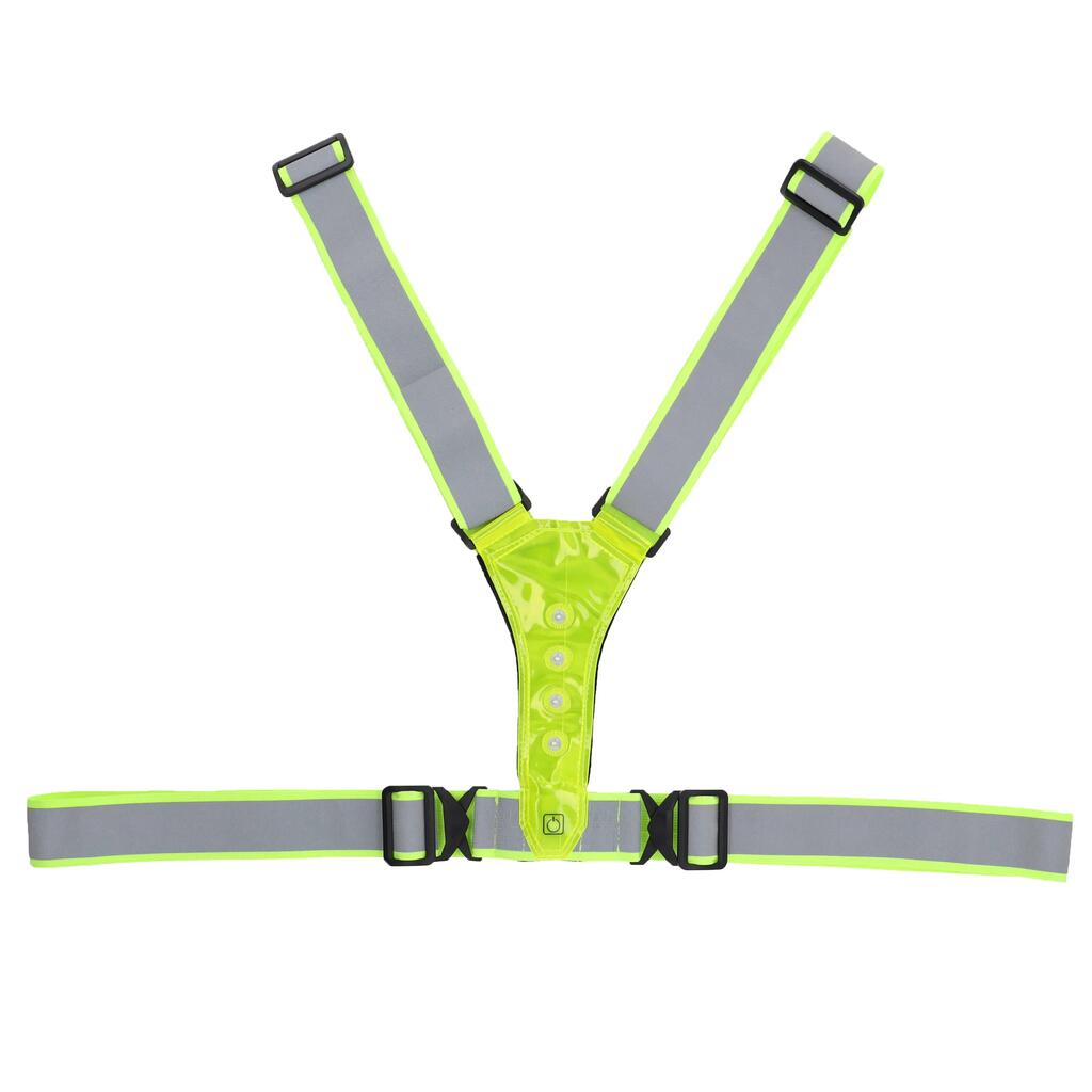 Rechargeable LED Safety Harness for Running & Cycling – High Visibility