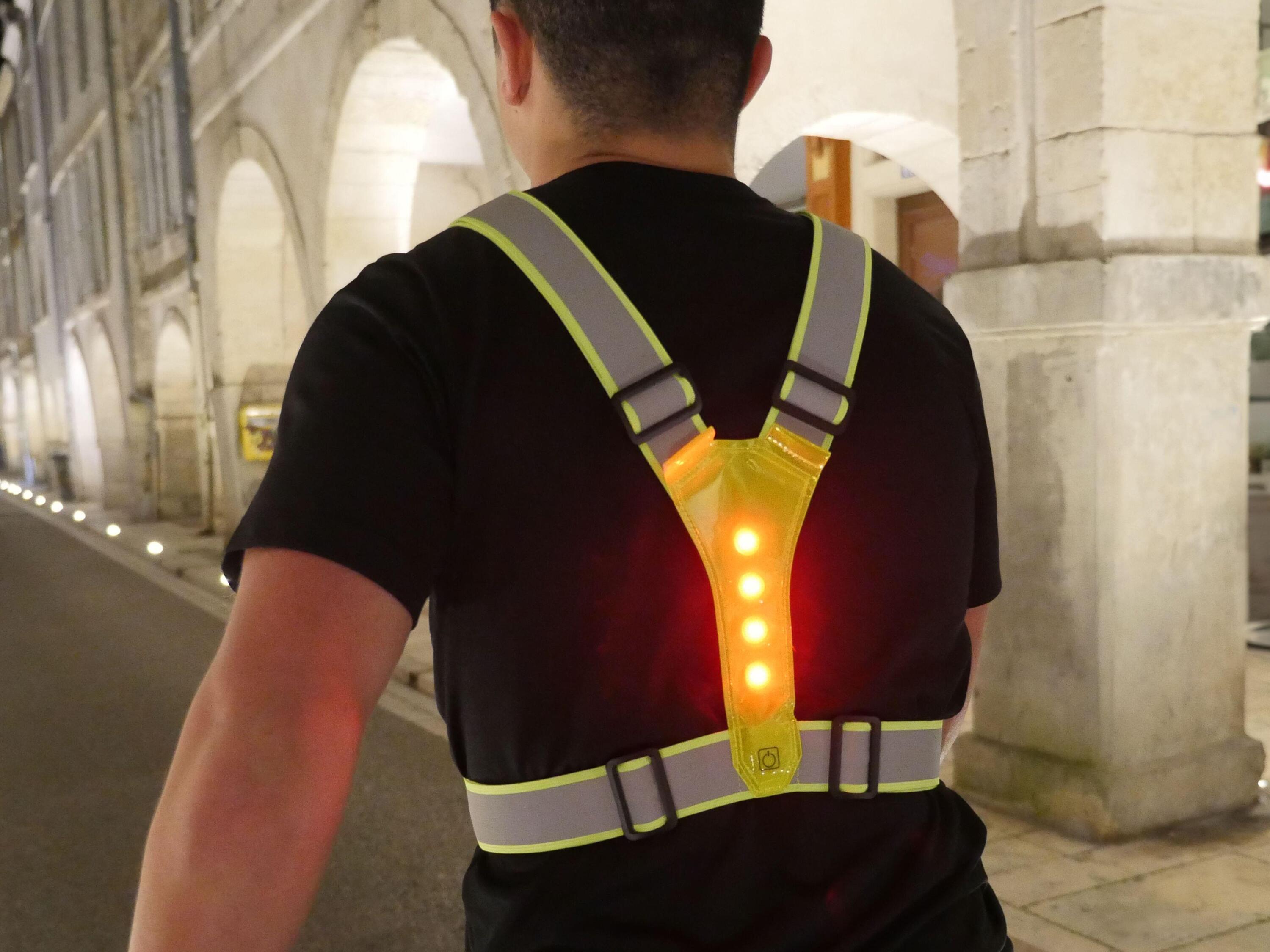 Arnés de Seguridad LED Recargable para Running y Ciclismo – Alta Visibilidad 5/6