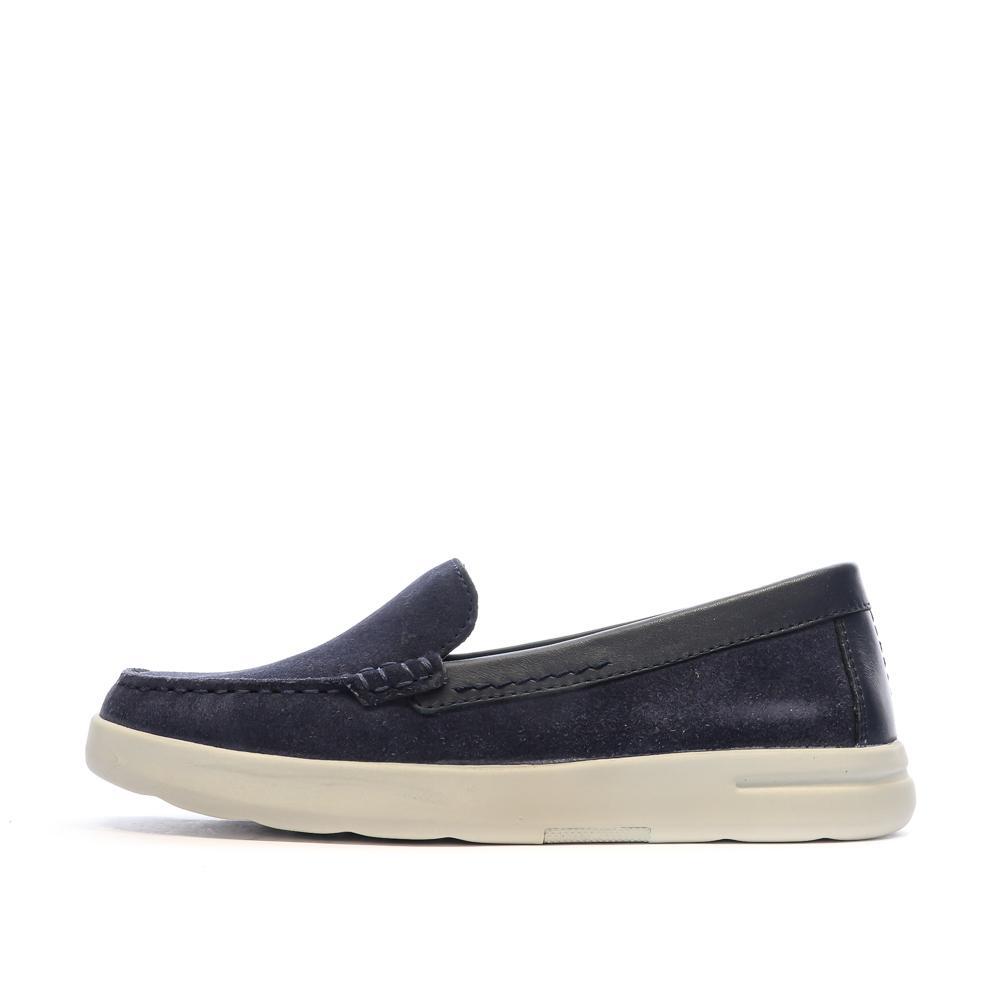 Geox - Mocassins Marine Femme Geox  Xand 2j - Chaussures Bateau - Bleu - Decathlon