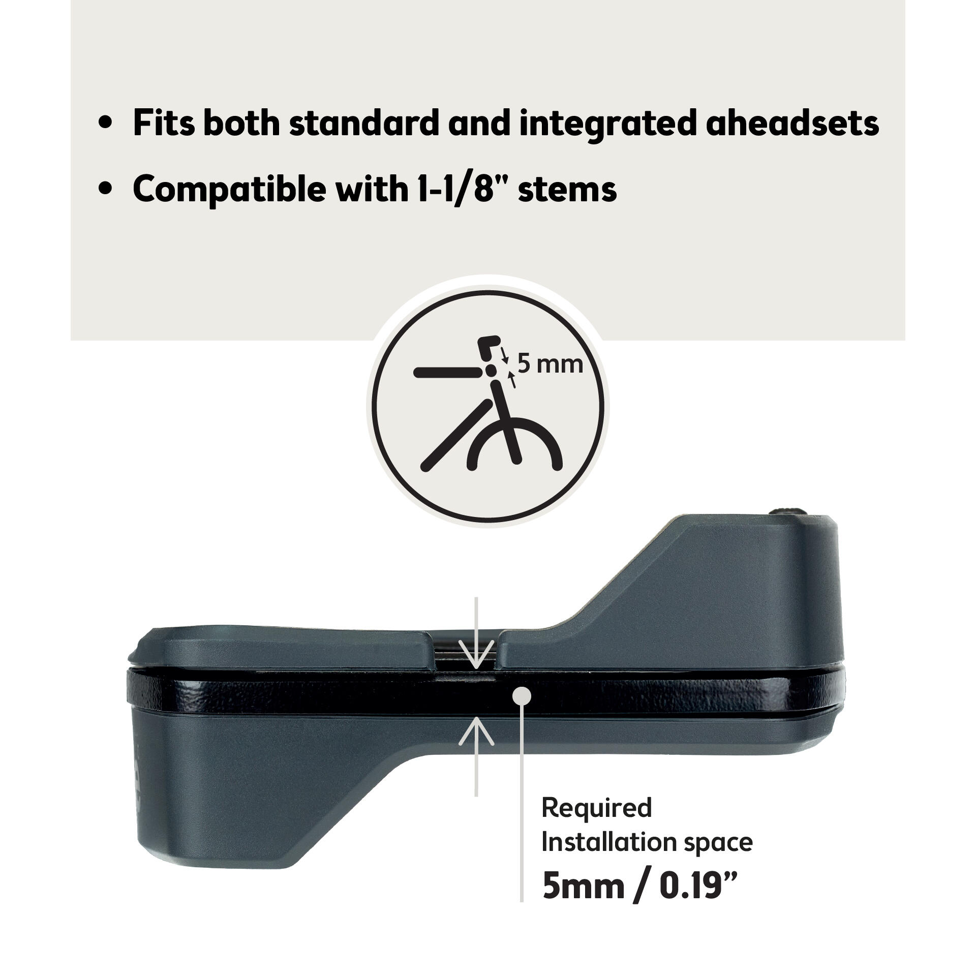 Adaptador Bobike A-head Plus – Montaje Delantero  Standard e Integradas A-Head 4/7