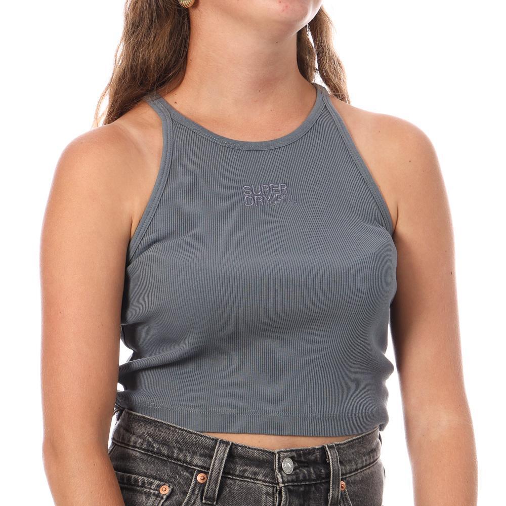 Superdry Women's Grey Racer Vest Top